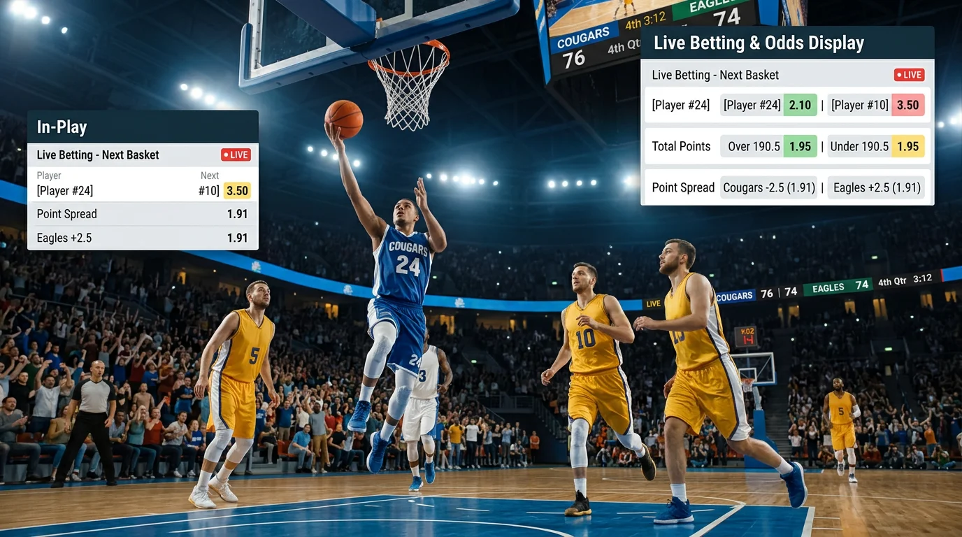 Basketball Live-Wetten Bonus: In-Play-Boni und die besten Anbieter für NBA und EuroLeague aktuell
