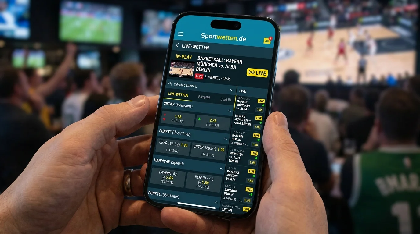 Beste Anbieter für Basketball In-Play-Wetten mit Bonus: Vergleich Quotenaktualisierung und Markttiefe