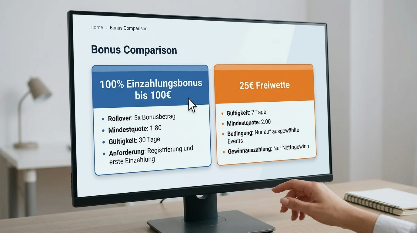Anfänger wählt zwischen Einzahlungsbonus und Freiwette für Basketball-Wetten, Entscheidungshilfe