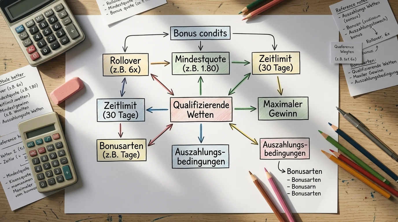 Bedingungen für Basketball Wettbonus ohne Einzahlung: Rollover, Mindestquote und Zeitlimit erklärt