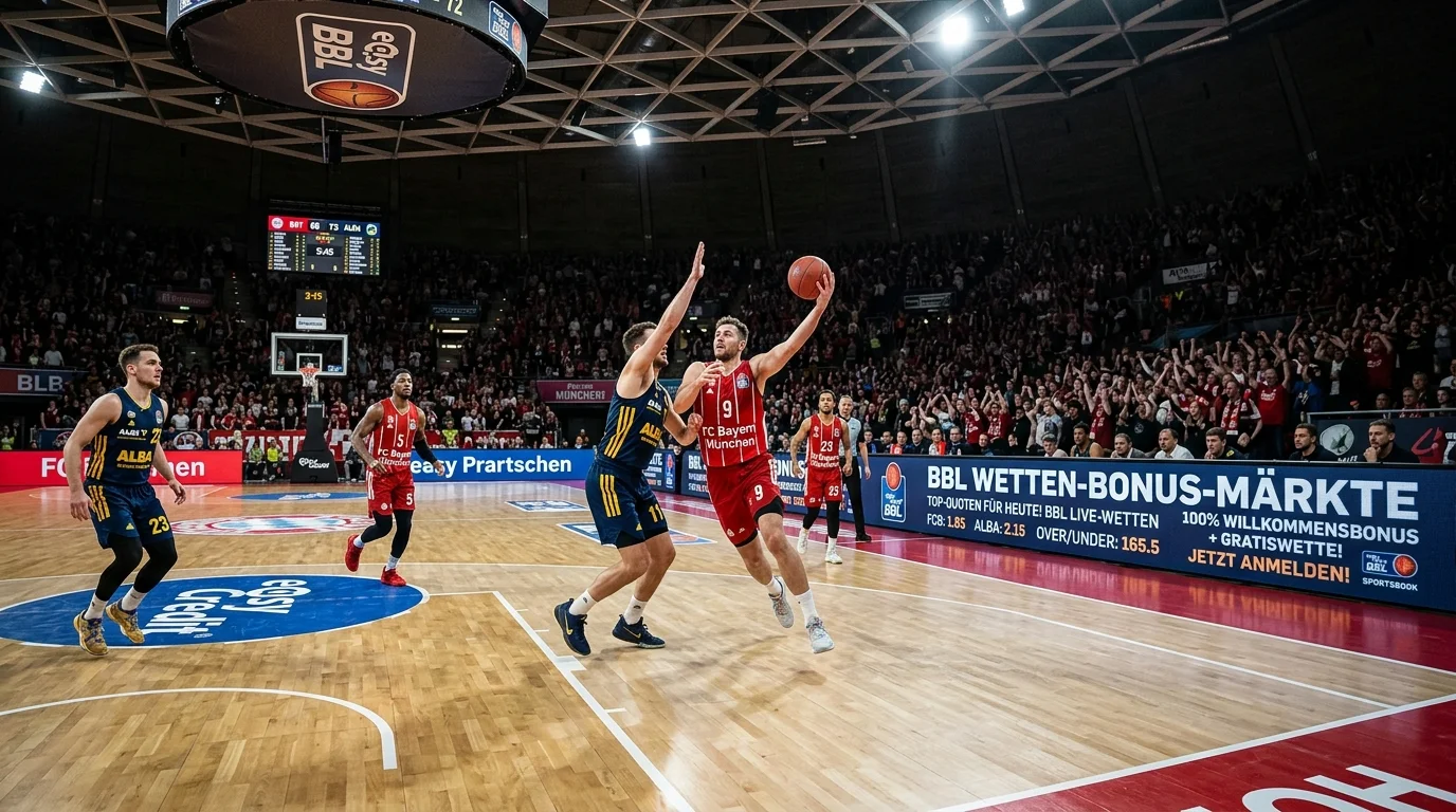 BBL Basketball Bundesliga Wetten mit Bonus: beste Anbieter und Märkte für deutsche Sportwetter