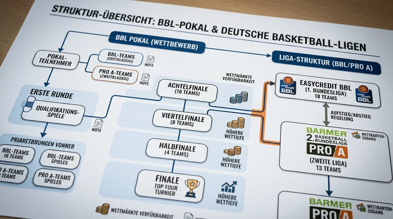 Pro A und BBL-Pokal Wetten: Marktangebot und Bonusnutzung bei deutschen Anbietern