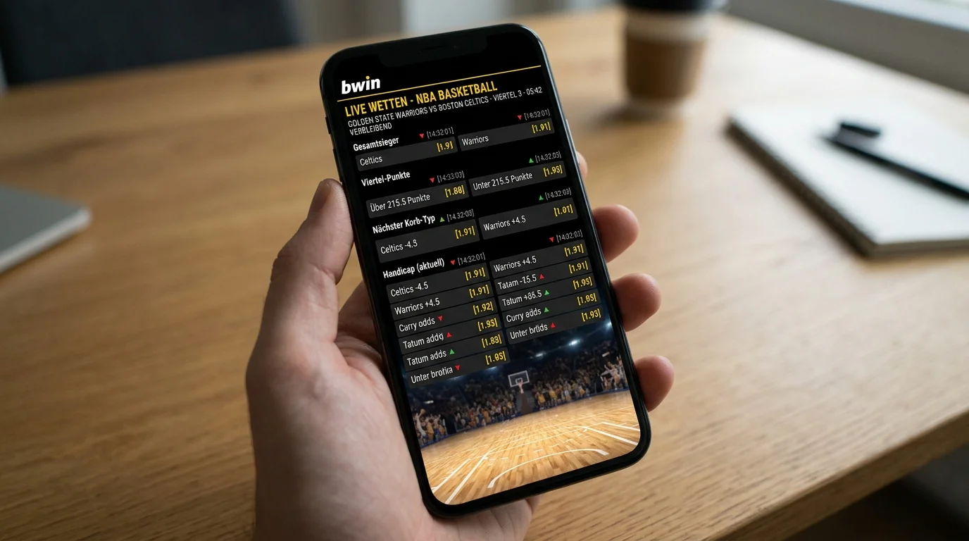 bwin Basketball Live-Wetten Angebot mit Quotenaktualisierung für NBA und BBL