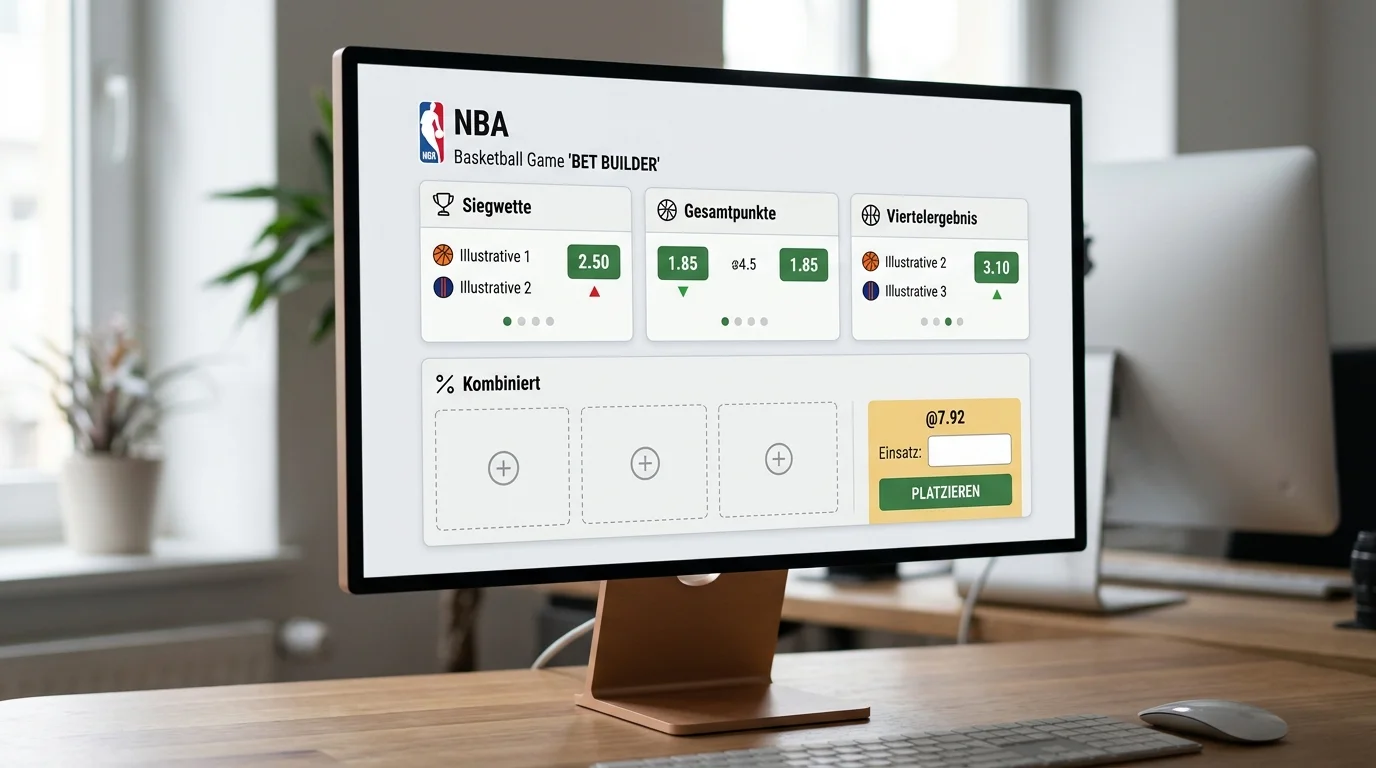 Betano Bet Builder für Basketball mit Same-Game-Parlay-Optionen bei NBA-Spielen