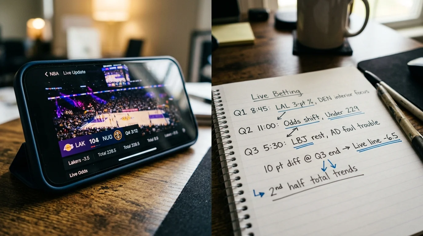 bwin Live-Wetten auf Basketball mit schnellen Quote-Updates während NBA-Spielen