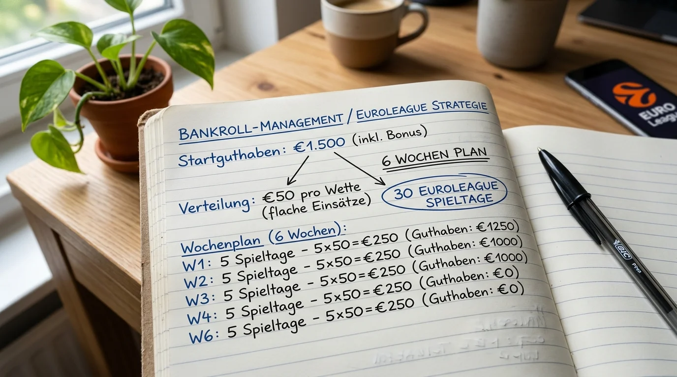 EuroLeague Bonus Strategie Bonusguthaben sinnvoll einsetzen Basketball Wetten
