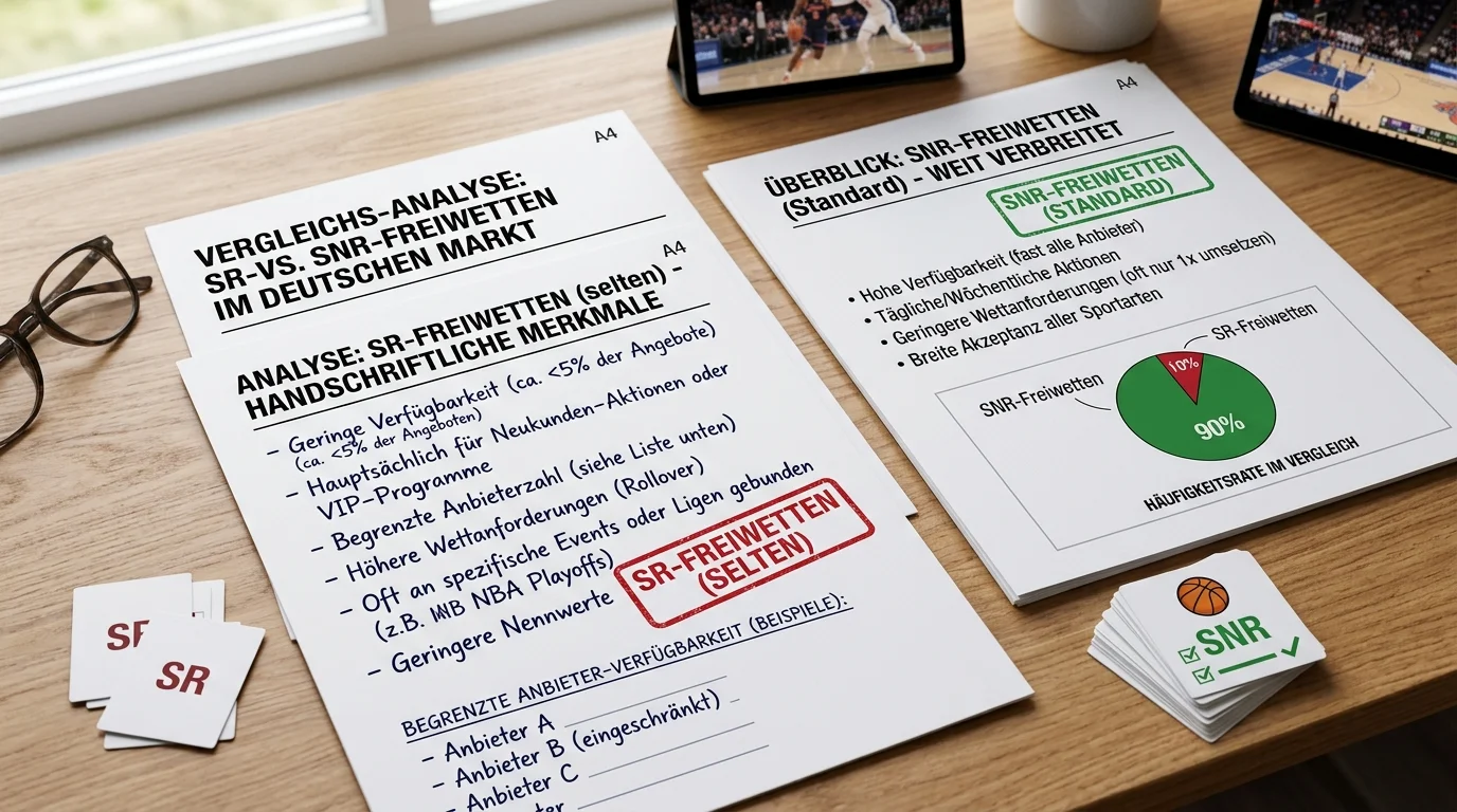 SR Freiwetten Anbieter für Basketball in Deutschland, seltenes Angebot mit vollem Einsatz-Rückgabe