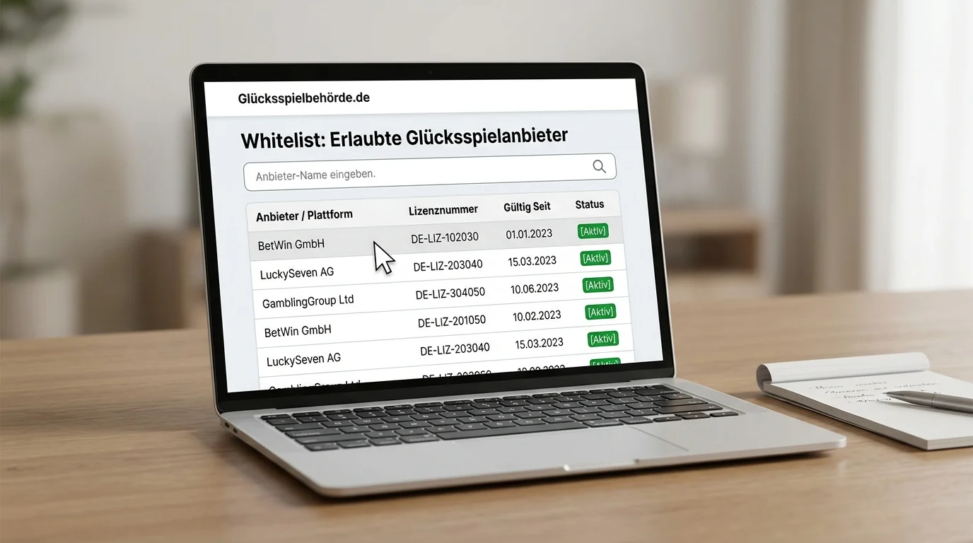Schritt-für-Schritt-Prüfung eines Basketball-Wettanbieters auf der offiziellen GGL-Whitelist