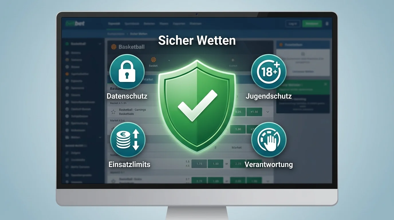 Spielerschutz durch GGL-lizenzierte Basketball-Wettanbieter im Vergleich zum Schwarzmarkt