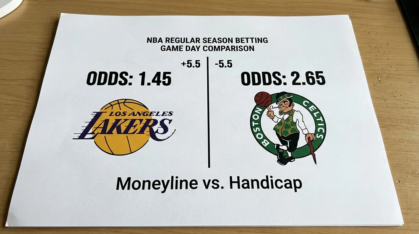 Vergleich von NBA-Siegwette und Handicap-Märkten bei deutschen Wettanbietern in der Regular Season