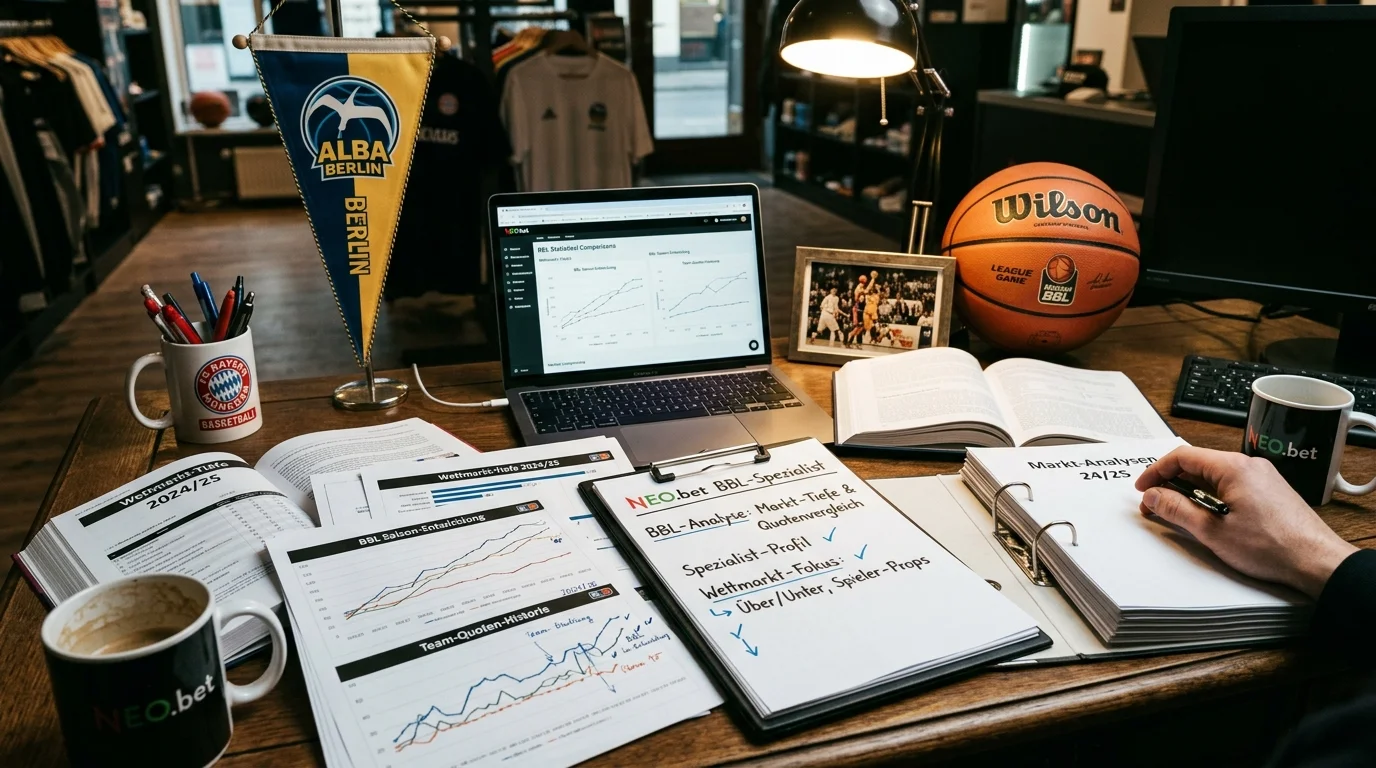 NEO.bet als BBL-Spezialist mit tiefer Marktabdeckung für Basketball Bundesliga Wetten