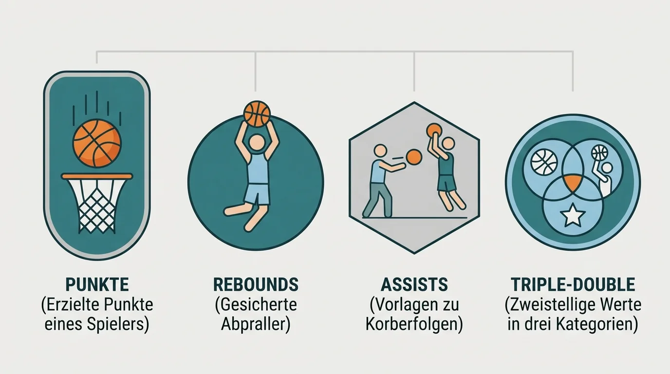 Basketball Player Props erlaubte Kategorien Deutschland Punkte Rebounds Assists GlüStV
