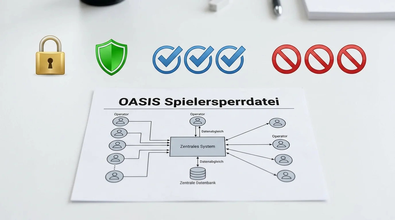 OASIS-Spielersperrdatei für Basketball-Wetter, anbieterübergreifende Selbstsperre in Deutschland